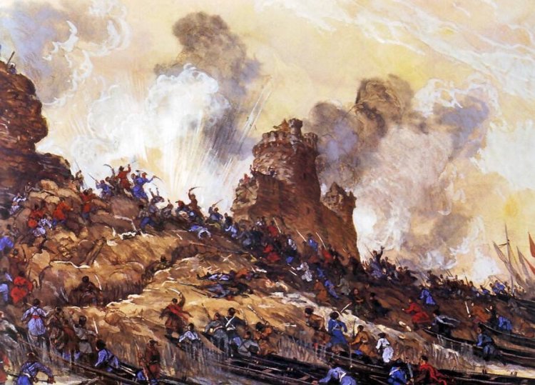 18 июня 1637 года казачество одержало блестящую победу в борьбе за османский Азов